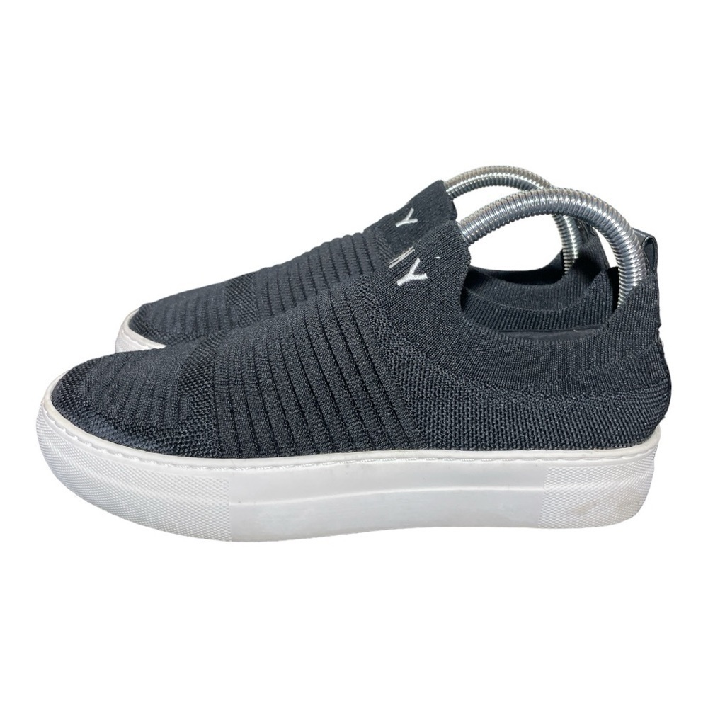 DKNY black, womens 7 black slip on sneaker shoe